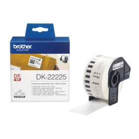 Brother Continuous DK-22225 (DK22225), cinta negra