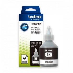Brother DCP-T300/ T500W/ T700W (BT6000BK), cartucho negro para impresoras de inyección de tinta, 6000 páginas.