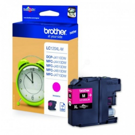 Brother LC 125XL (LC125XLM), cartucho magenta para impresoras de inyección de tinta