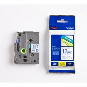 Brother TZe-233 (TZe233) cinta de etiquetado laminada 12mm 8m, azul sobre blanco