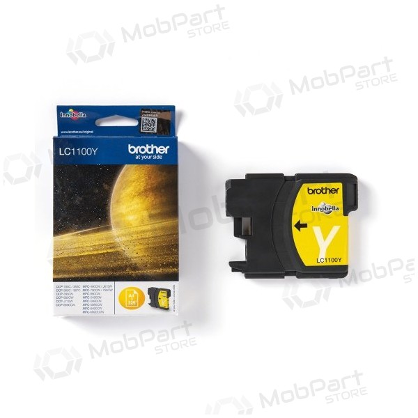 Cartucho de tinta Brother LC-1100Y (LC1100Y), amarillo