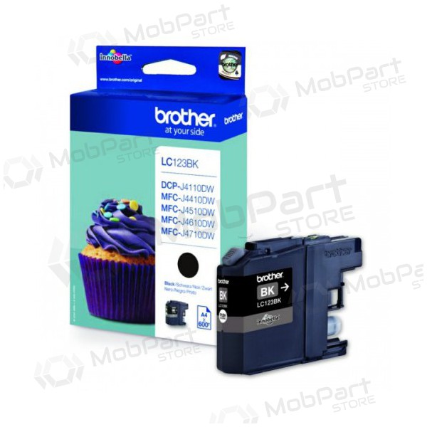 Brother LC 123 (LC123BK), cartucho negro para impresoras de inyección de tinta