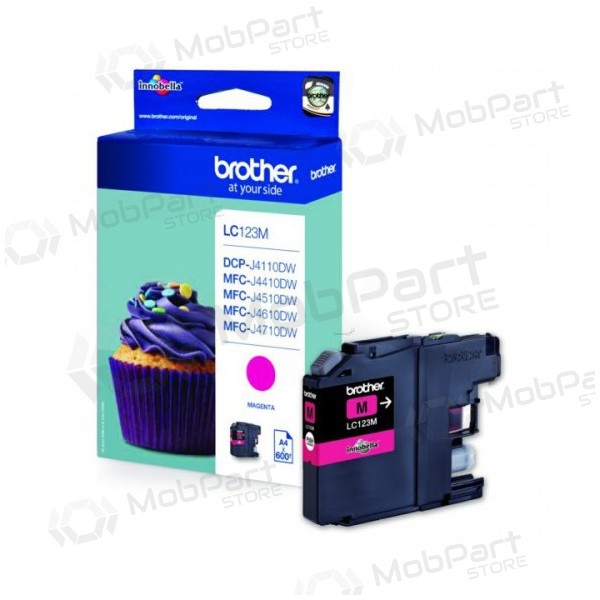 Brother LC 123 (LC123M),  cartucho para impresoras de inyección de tinta