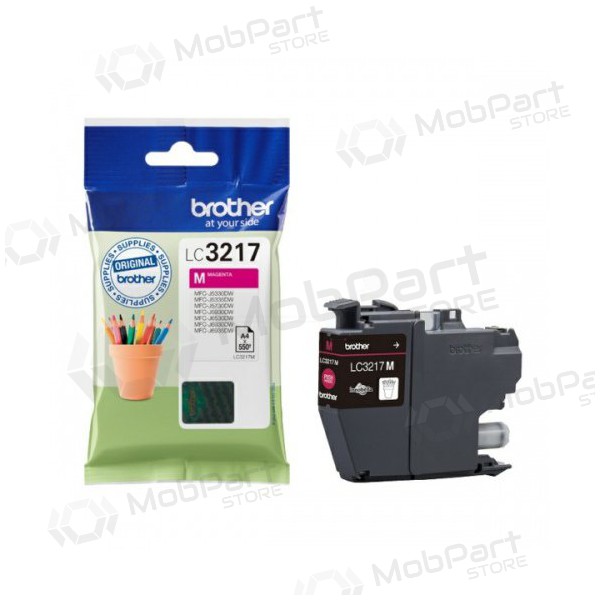 Brother LC 3217 - (LC3217M), cartucho magenta para impresoras de inyección de tinta, 550 páginas.
