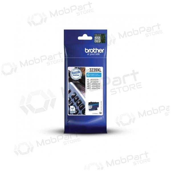 Brother LC3239XL (LC3239XLC) cartucho de tinta, cian