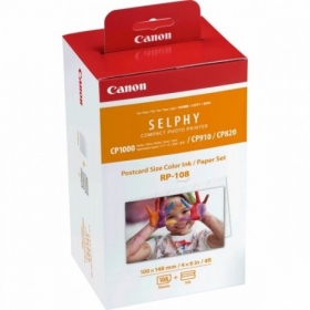 Cartucho de tinta de color Canon 8568B001 RP-108 + papel de 100x148mm 108 hojas (SPEC)