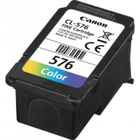 Cartucho de tinta Canon CL-576 (5442C001), cian, magenta, amarillo