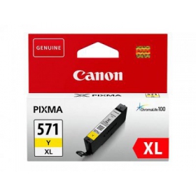 Canon CLI-571XLY (0334C001), cartucho amarillo para impresoras de inyección de tinta, 715 páginas.