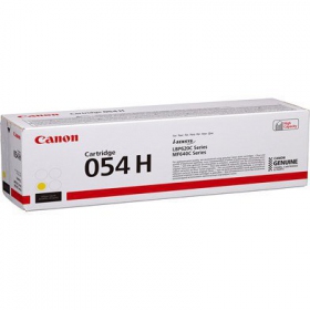 Cartucho amarillo Canon CRG 054H (3025C002) para impresoras láser, 2300 páginas