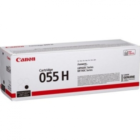 Cartucho de tóner láser Canon CRG 055H (3020C002), negro