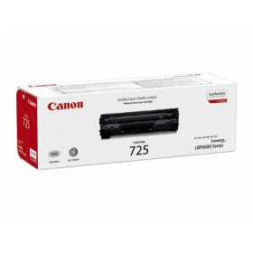 Canon CRG 725 (3484B002) cartucho negro para impresoras láser, 1600 páginas.