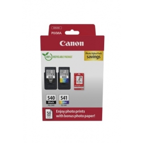 Canon PG-540/CL-541 (5225B013) Photo value pack Juego de cartuchos de tinta, BK/CMY