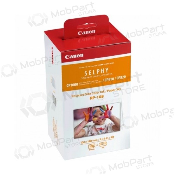Cartucho de tinta de color Canon 8568B001 RP-108 + papel de 100x148mm 108 hojas (SPEC)
