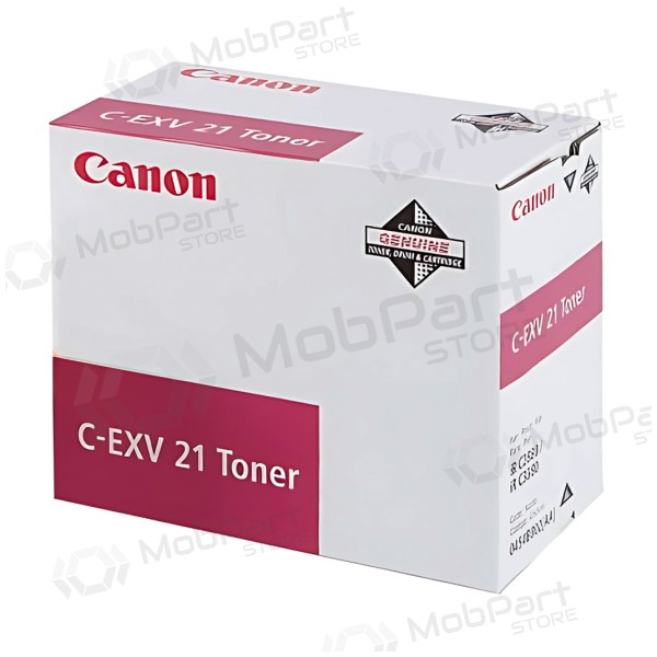 Cartucho de tóner láser Canon C-EXV 21 (0454B002), magenta (SPEC)