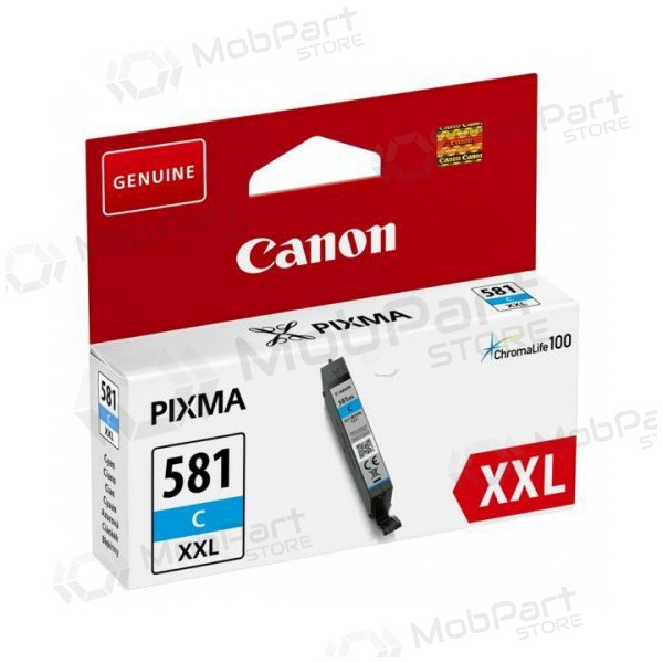 Canon CLI-581 XXL (1995C001), cartucho cian para impresoras de inyección de tinta