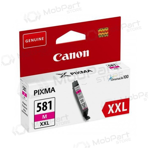 Canon CLI-581 XXL (1996C001), cartucho de tinta magenta para impresoras de inyección de tinta