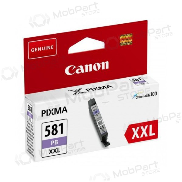 Canon CLI-581 XXL (1999C001), cartucho de tinta cian fotográfico para impresoras de inyección de tinta