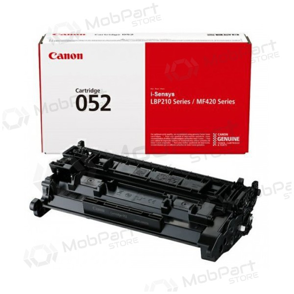Canon CRG 052 (2199C002), cartucho negro para impresoras láser, 3100 páginas.