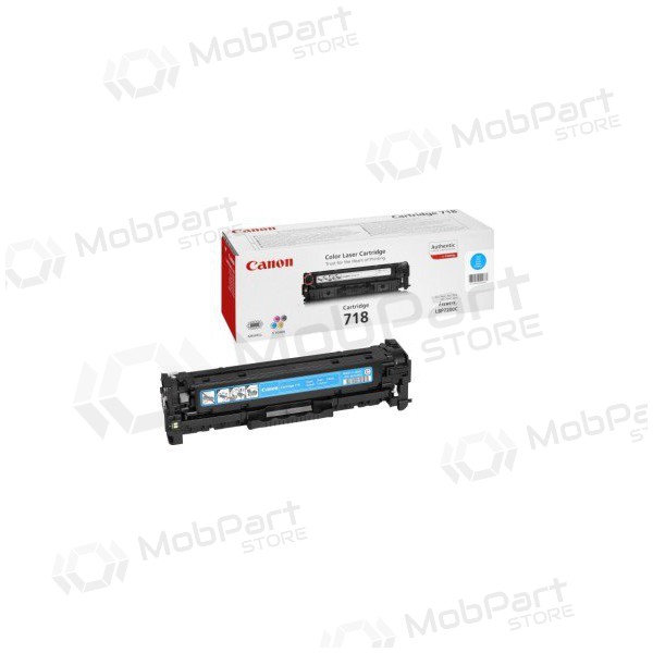 Canon CRG 718 (2661B002) cartucho cian para impresoras láser, 2900 páginas