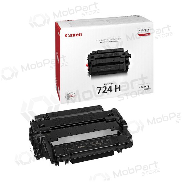 Canon CRG 724H (3482B002) (3482B011) negro cartucho para impresoras láser, 12500 paginas.