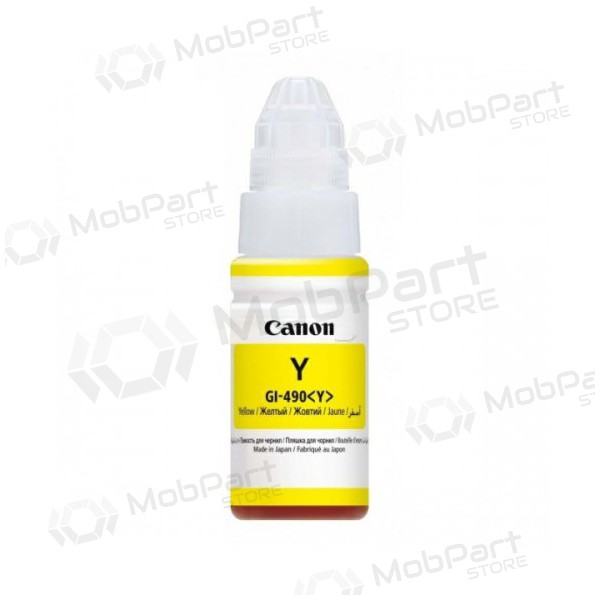 Canon GI-490 tinta de recarga (0666C001), cartucho amarillo para impresoras de inyección de tinta