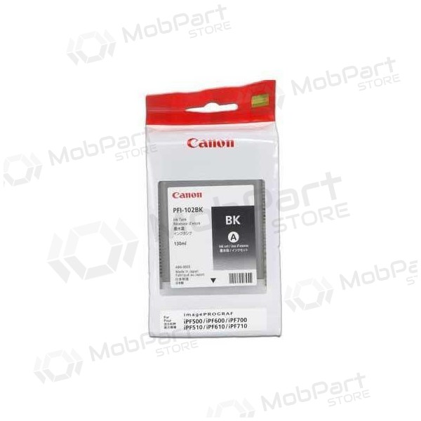 Canon PFI-102 (0895B001), negro cartucho para impresoras de inyección de tinta