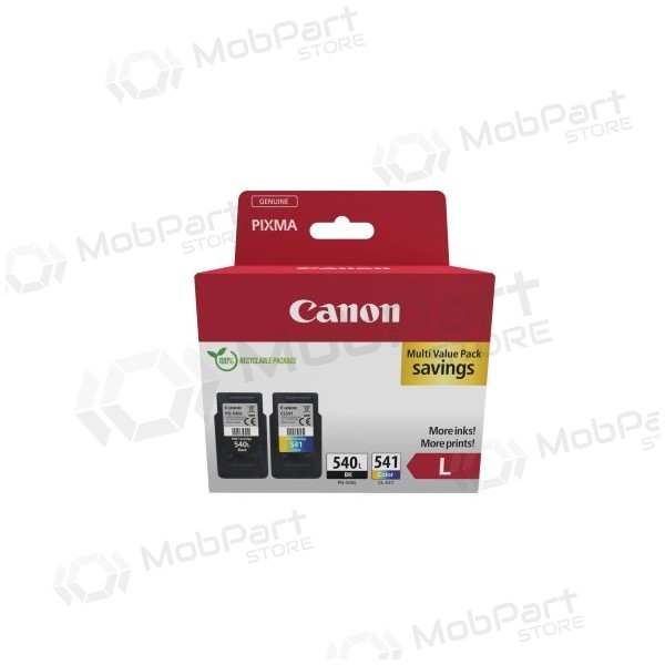 Canon PG540L/CL541XL (5224B013) Juego de cartuchos de tinta, BK/CMY
