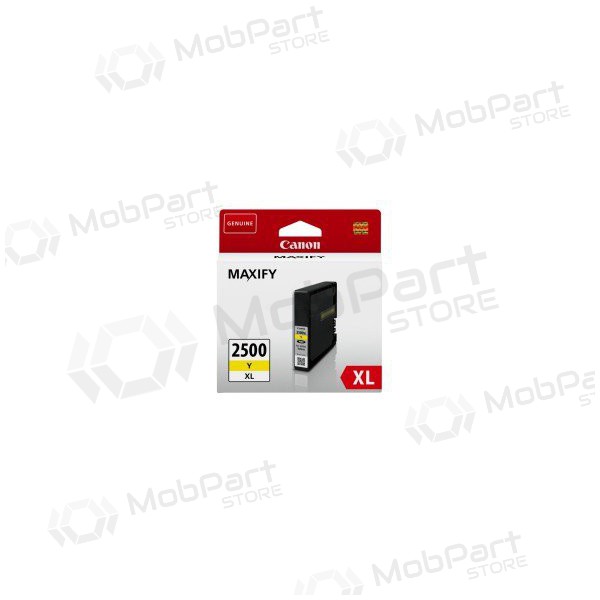 Canon PGI2500 XL - 9267B001, cartucho amarillo para impresoras de inyección de tinta