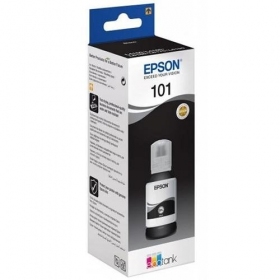 Botella de recarga de tinta Epson 101 EcoTank (C13T03V14A), negra