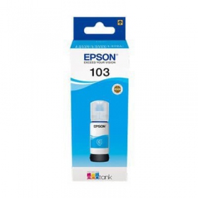 Epson 103 EcoTank (C13T00S24A), cartucho cian para impresoras de inyección de tinta, 65 ml