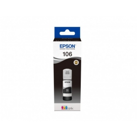 Epson 106 (C13T00R140), cartucho de tinta negro foto para impresoras de inyección de tinta, 70 ml