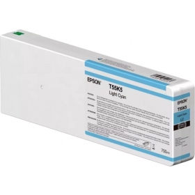 Cartucho de tinta Epson T55K5 (C13T55K500) 700 ml, cian claro