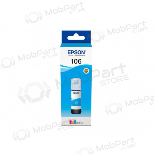 Epson 106 (C13T00R240), cartucho de tinta cian para impresoras de inyección de tinta, 70 ml
