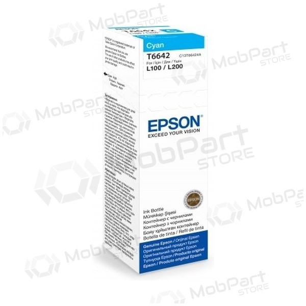 Epson (C13T66424A), cartucho cian para impresoras de inyección de tinta - SPEC