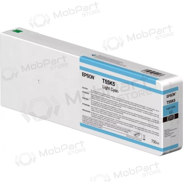 Cartucho de tinta Epson T55K5 (C13T55K500) 700 ml, cian claro