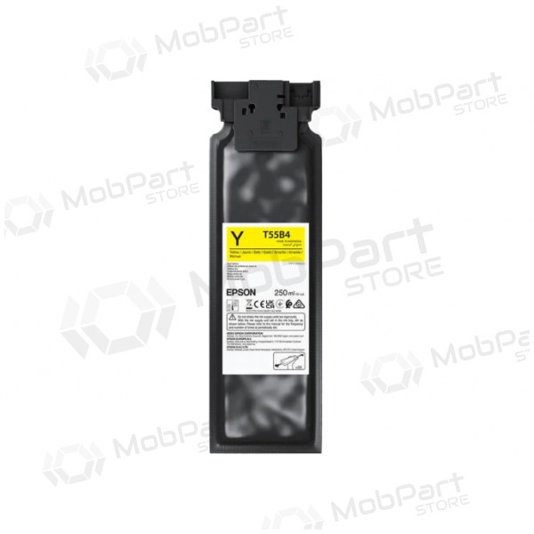 Cartucho de tinta Epson UltraChrome DG2 T55B4 (C13T55B400) 250 ml, amarillo