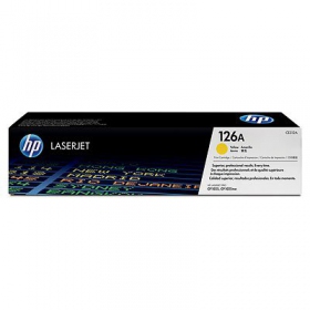 HP 126A (CE312A), amarillo cartucho para impresoras láser, 1000 paginas.