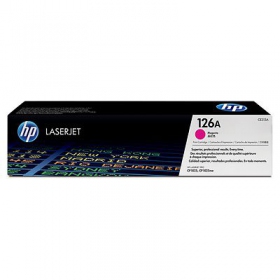 HP 126A (CE313A), cartucho magenta para impresoras láser, 1000 páginas.