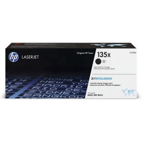 HP 135X (W1350X), cartucho negro para impresoras láser, 2400 páginas.
