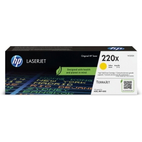 Cartucho de tóner láser HP 220X (W2202X), amarillo