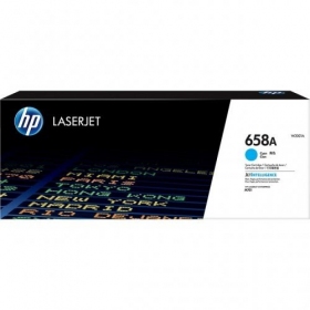Cartucho de tóner láser HP 658A (W2001A), cian