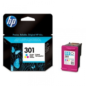 HP No.301 (CH562EE), cartucho tricolor para impresoras de inyección de tinta, 165 páginas.