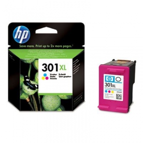 HP No.301 XL (CH564EE), trispalvė cartucho para impresoras de inyección de tinta, 330 paginas.