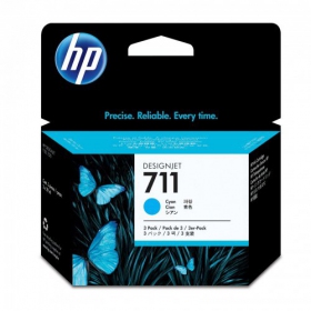 HP No.711 (CZ130A), cartucho cian para impresoras de inyección de tinta