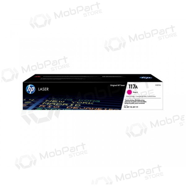 Cartucho de tóner láser HP 117A (W2073A), magenta