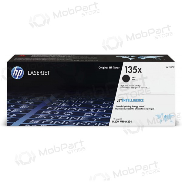 HP 135X (W1350X), negro cartucho para impresoras láser, 2400 paginas.