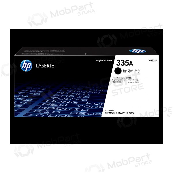 HP 335A (W1335A) cartucho de tóner, negro