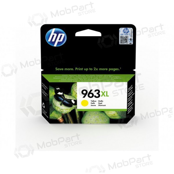 HP (3JA29AE, 963XL), cartucho amarillo para impresoras de inyección de tinta, 1600 páginas.