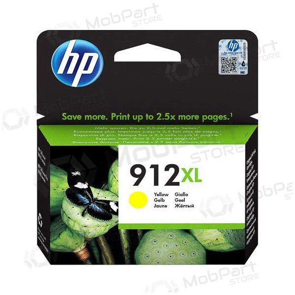 HP (3YL83AE, 912XL), cartucho amarillo para impresoras de tinta, 825 páginas.