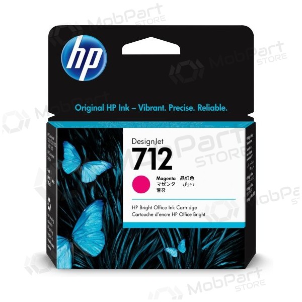 Cartucho de tinta HP 712 (3ED68A), magenta (SPEC)